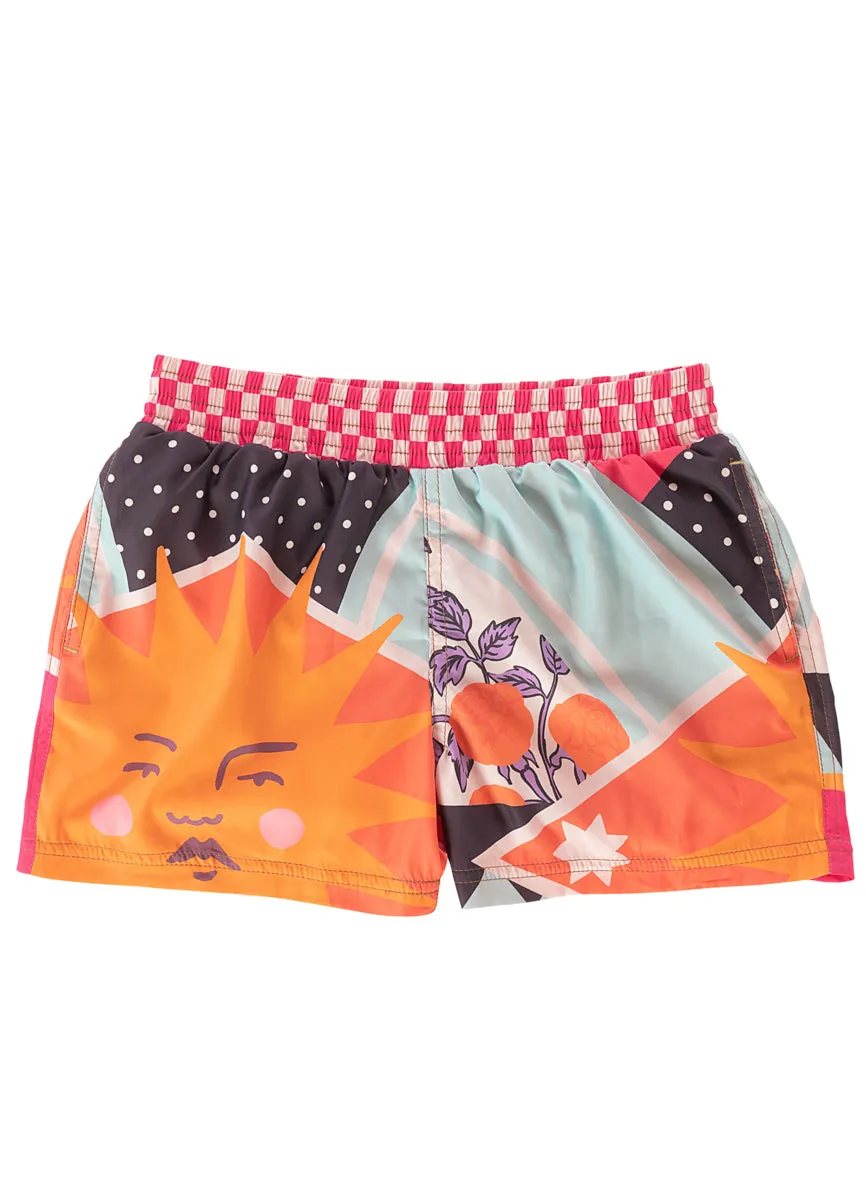 Maaji Sundance Pink Little Sailor Boys Trunks Maaji