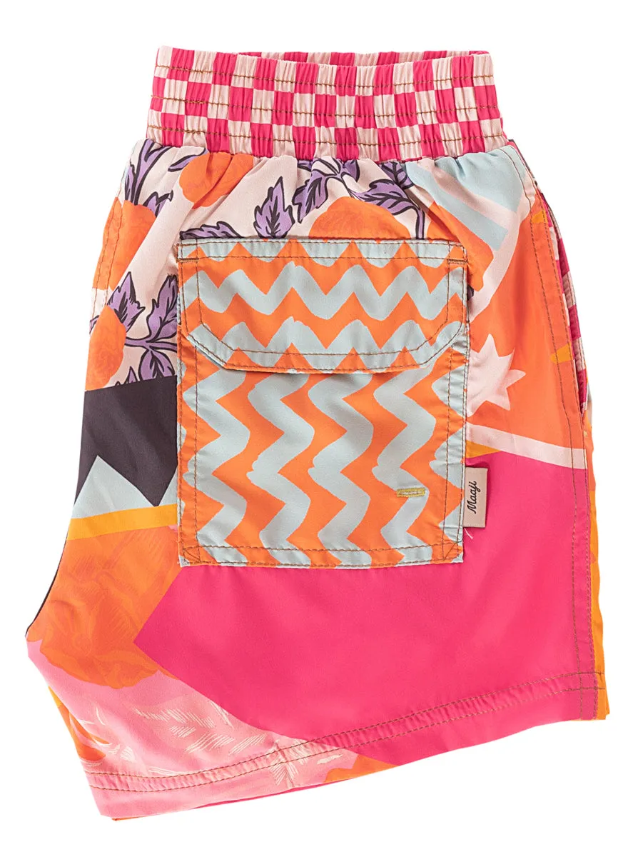Maaji Sundance Pink Little Sailor Boys Trunks Maaji
