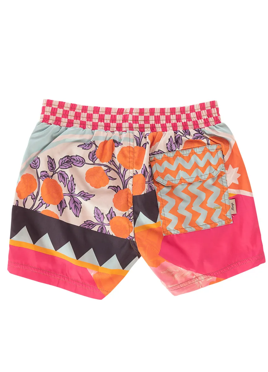 Maaji Sundance Pink Little Sailor Boys Trunks Maaji