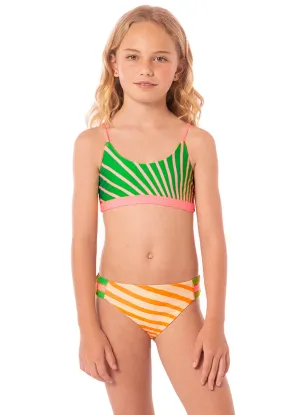 Maaji Sunrise Colada Flowers Girls Bikini Set Maaji