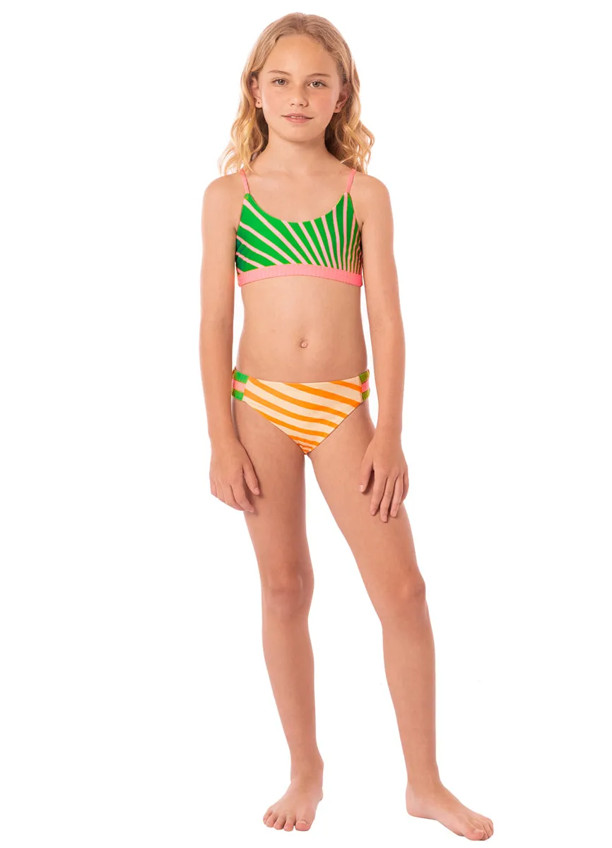 Maaji Sunrise Colada Flowers Girls Bikini Set Maaji