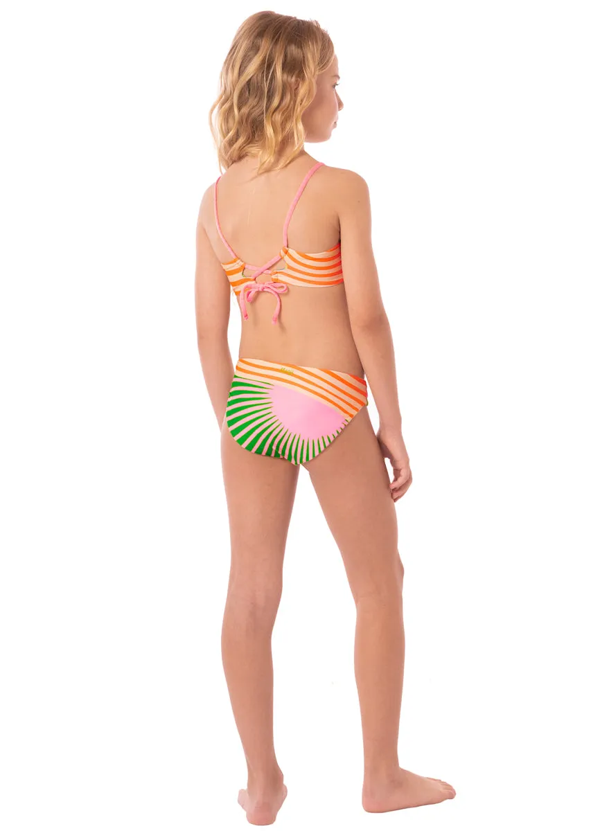 Maaji Sunrise Colada Flowers Girls Bikini Set Maaji