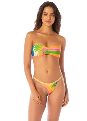 Maaji Sunrise Spritz Famed Strapless Bandeau Bikini Top Maaji