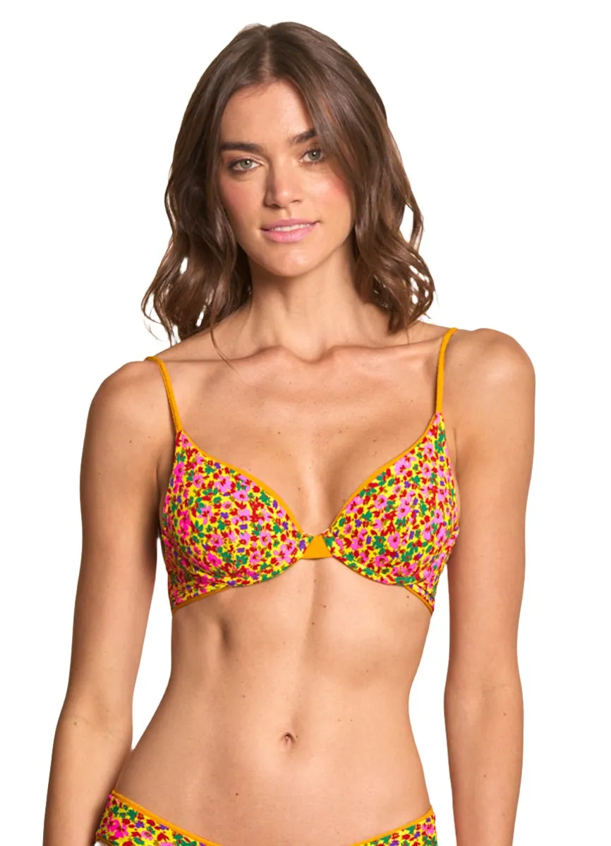 Maaji Sunset Gold Dainty Underwire Bikini Top Maaji