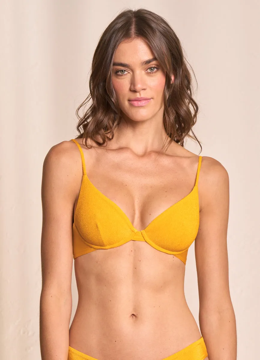 Maaji Sunset Gold Dainty Underwire Bikini Top Maaji
