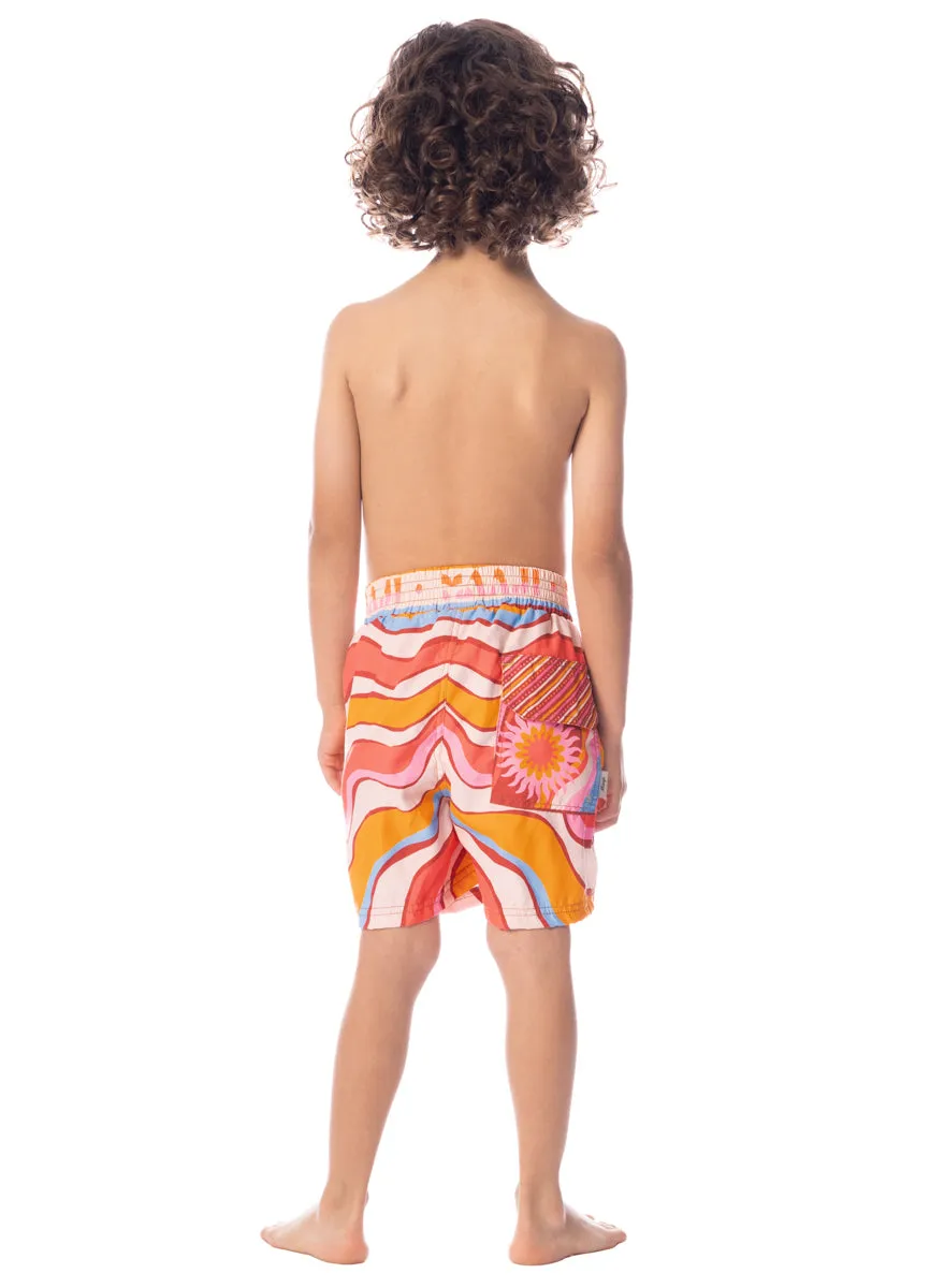 Maaji Swizzle Blossom Little Sailor Boys Trunks Maaji
