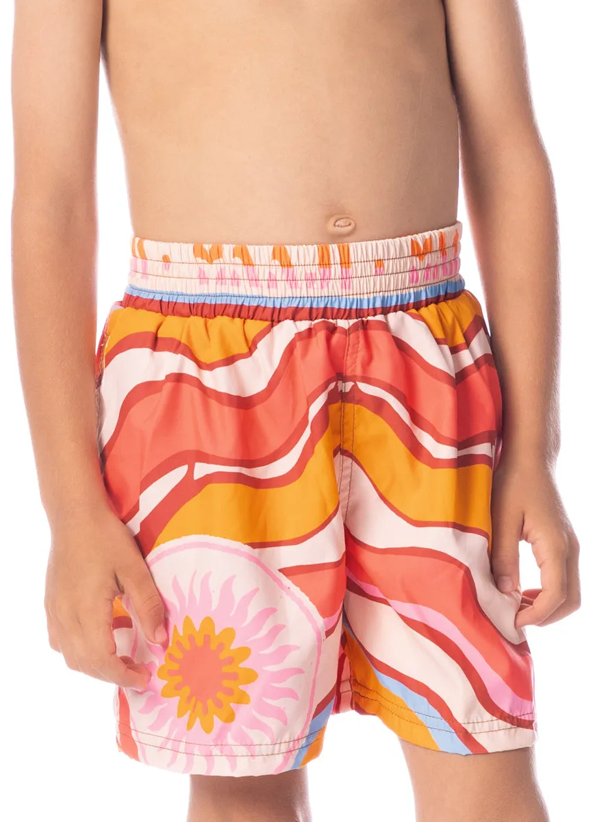 Maaji Swizzle Blossom Little Sailor Boys Trunks Maaji