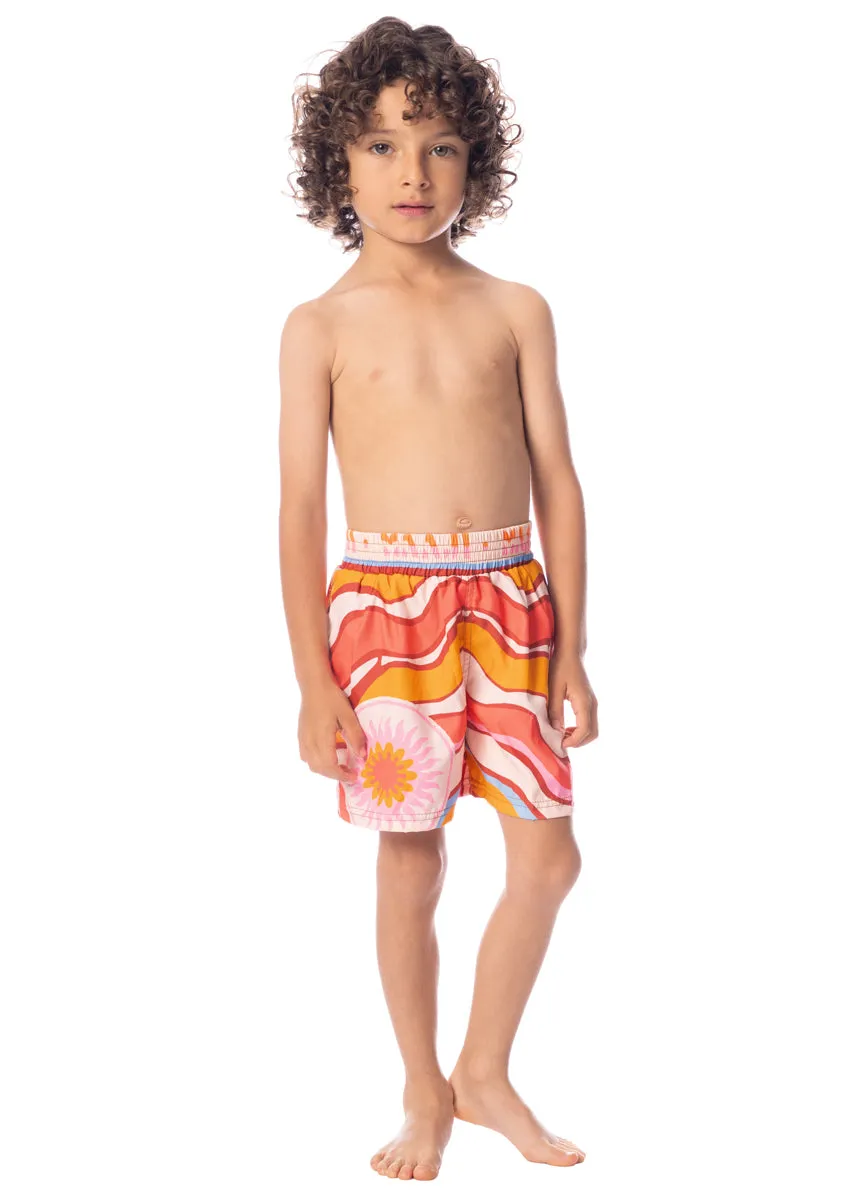 Maaji Swizzle Blossom Little Sailor Boys Trunks Maaji