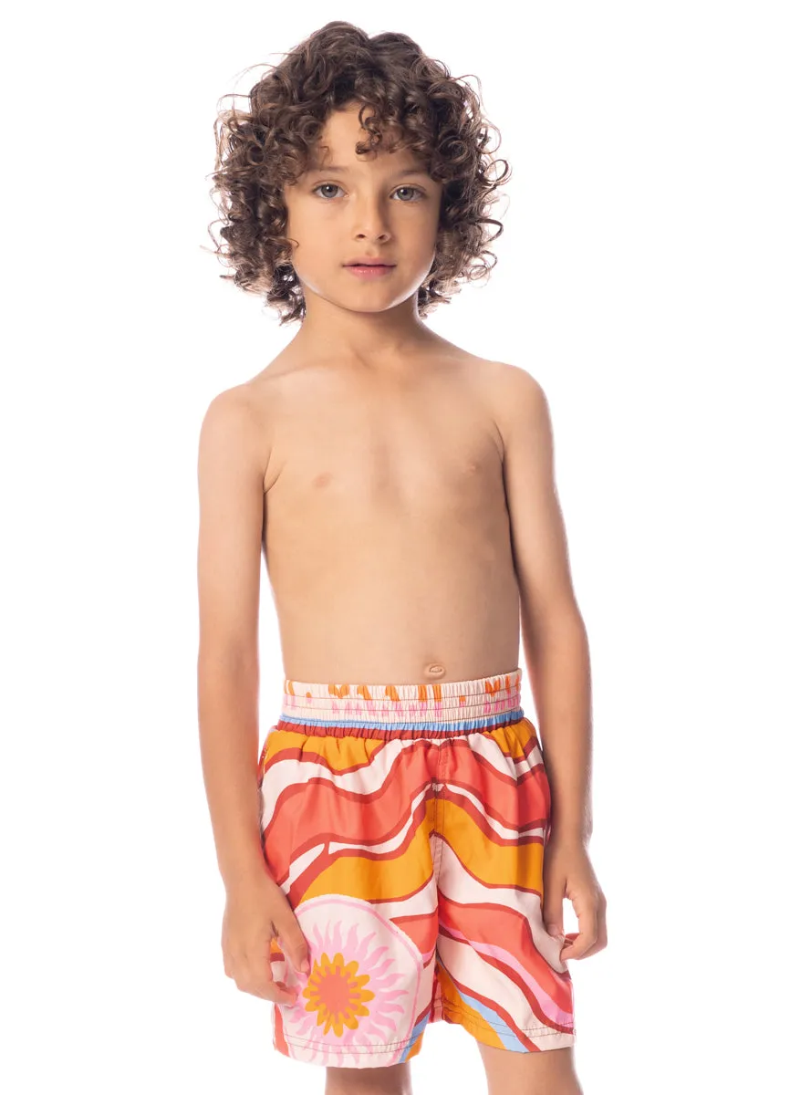 Maaji Swizzle Blossom Little Sailor Boys Trunks Maaji