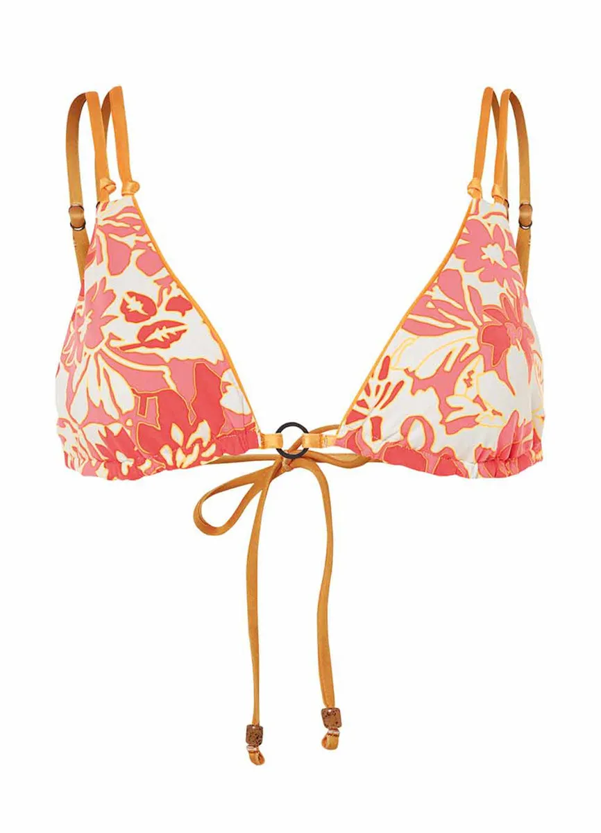 Maaji Tangerine Brenda Sliding Triangle Bikini Top Maaji