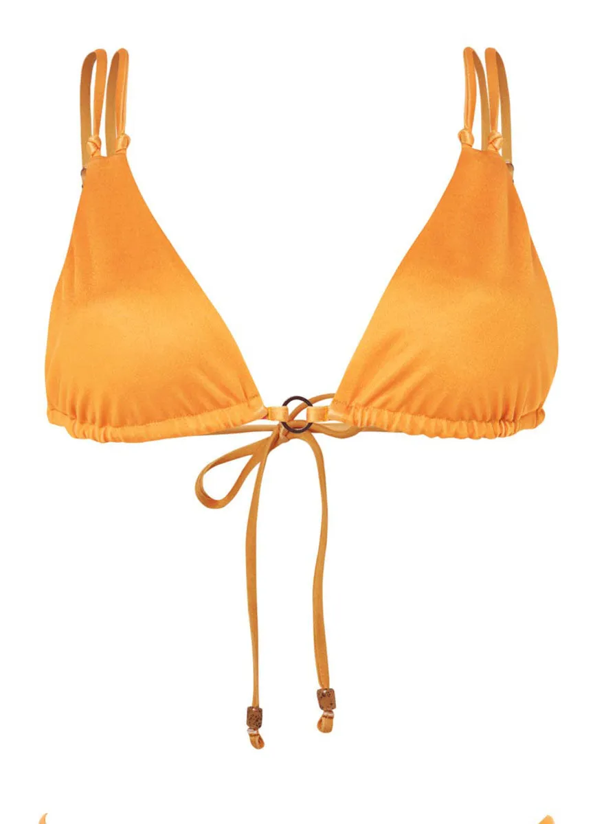 Maaji Tangerine Brenda Sliding Triangle Bikini Top Maaji