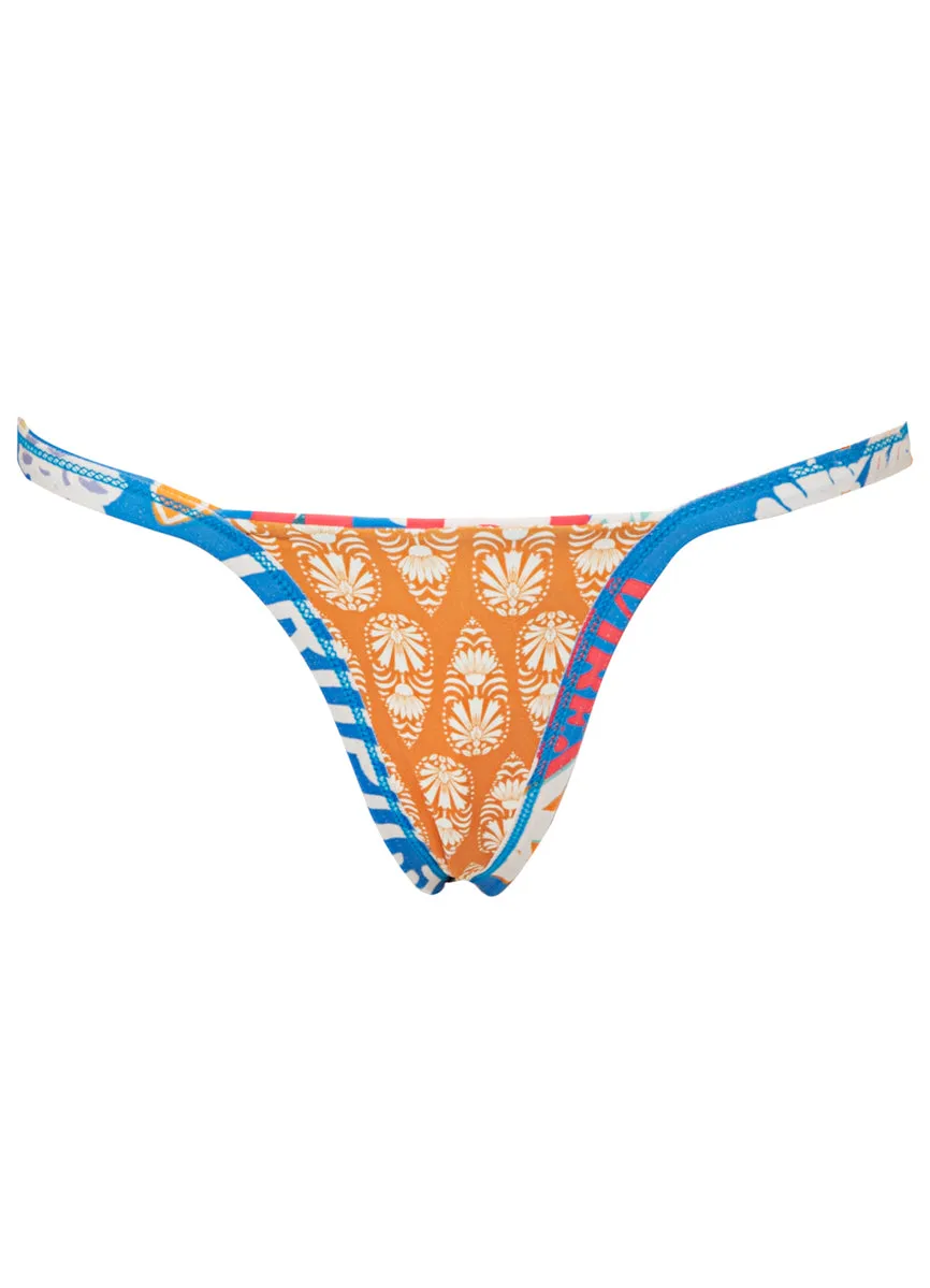Maaji Tropical Bliss Daria Regular Rise Single Strap Bikini Bottom Maaji