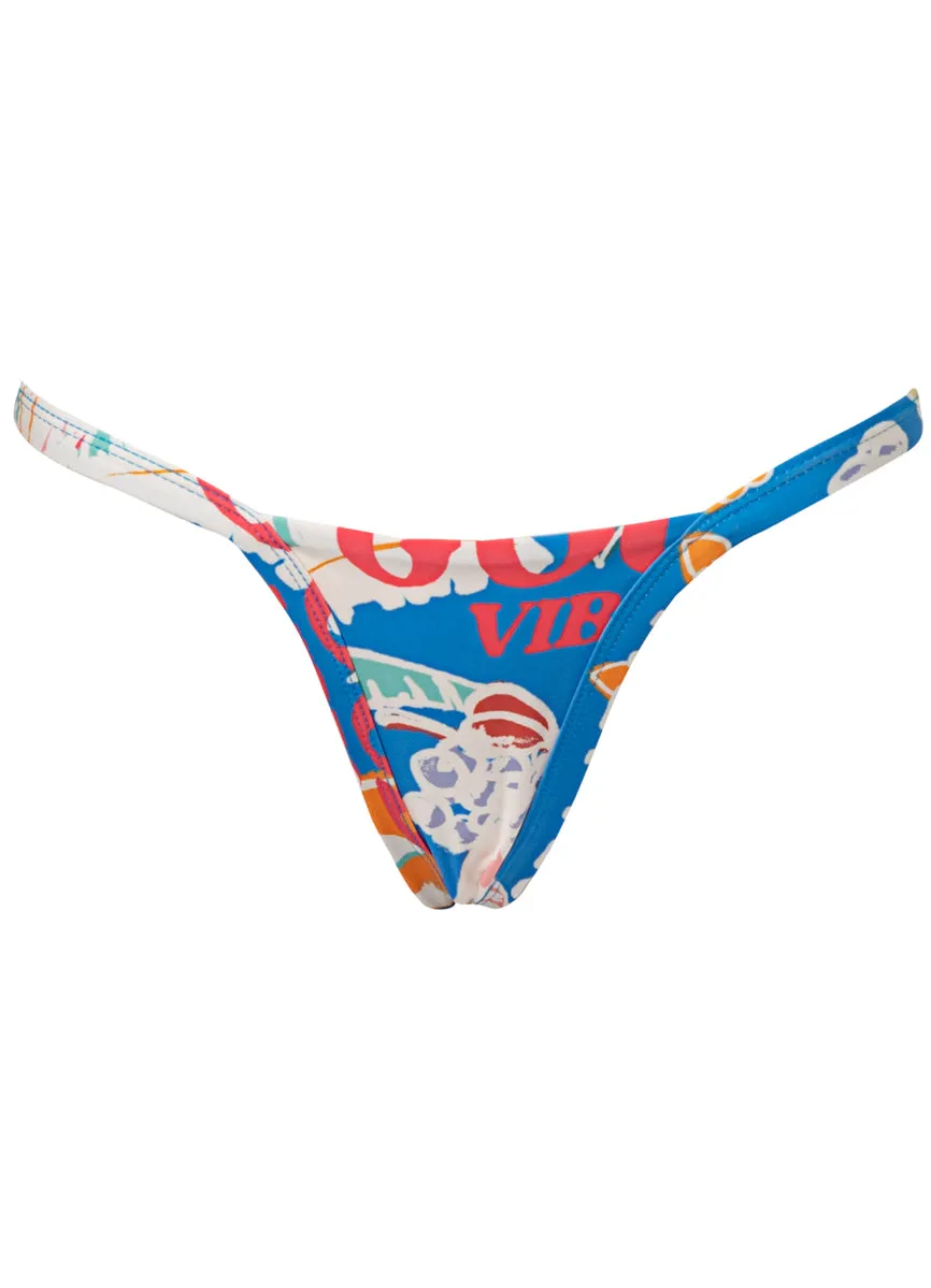 Maaji Tropical Bliss Daria Regular Rise Single Strap Bikini Bottom Maaji