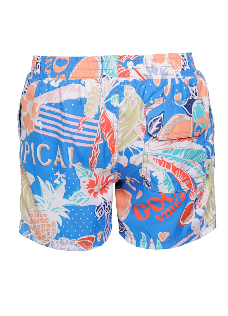 Maaji Tropical Bliss Little Sailor Boys Trunks Maaji