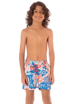 Maaji Tropical Bliss Little Sailor Boys Trunks Maaji