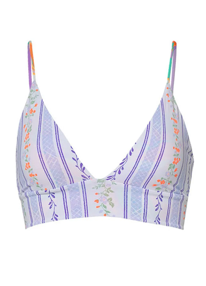 Maaji Urban Oasis Holly Long Line Triangle Bikini Top Maaji