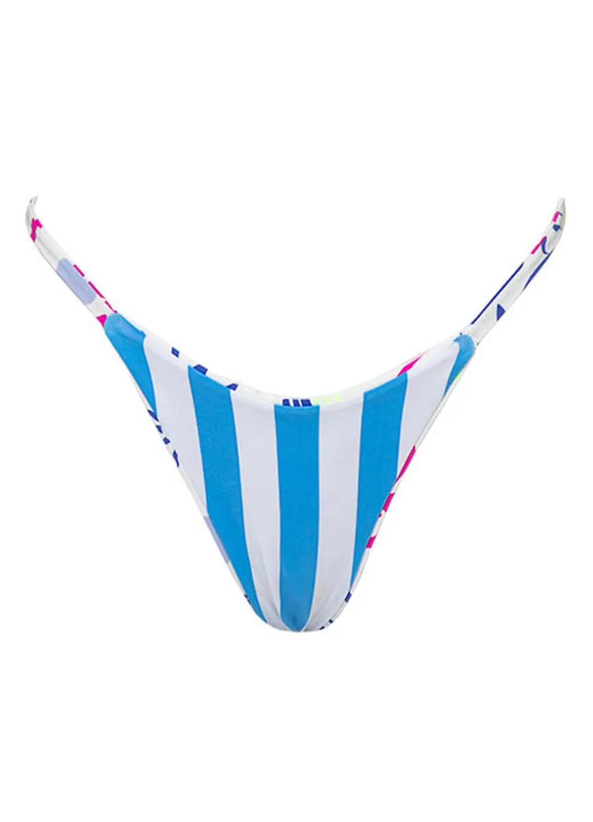 Maaji Venice Beach Micro Midi Regular Rise Single Strap Bikini Bottom Maaji