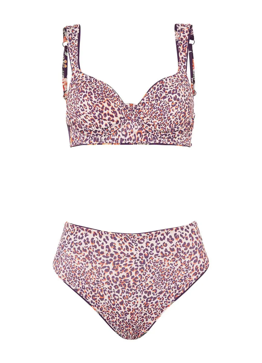Maaji Vintage Flower Bailey Unmolded Underwire Bikini Top Maaji