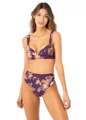 Maaji Vintage Flower Bailey Unmolded Underwire Bikini Top Maaji