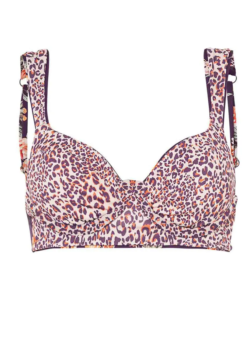 Maaji Vintage Flower Bailey Unmolded Underwire Bikini Top Maaji