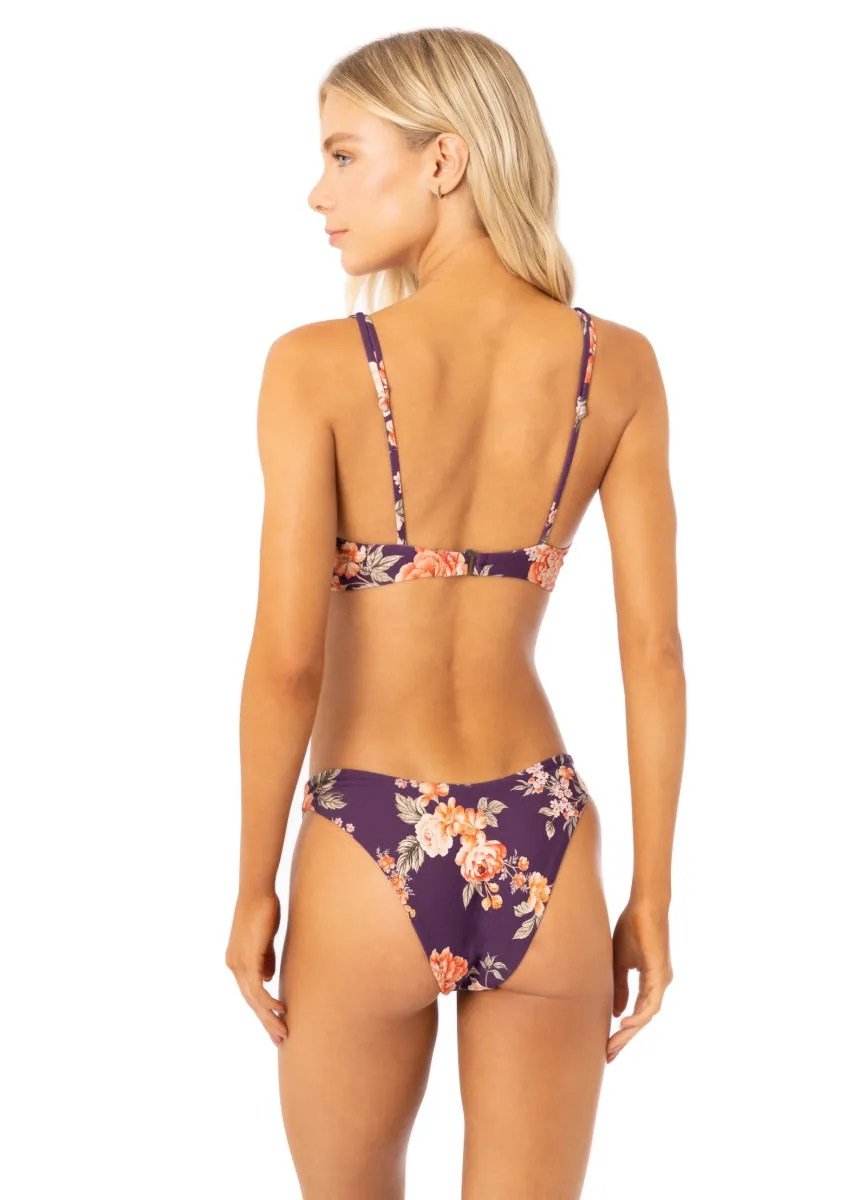 Maaji Vintage Flower Splendour High Leg Bikini Bottom Maaji