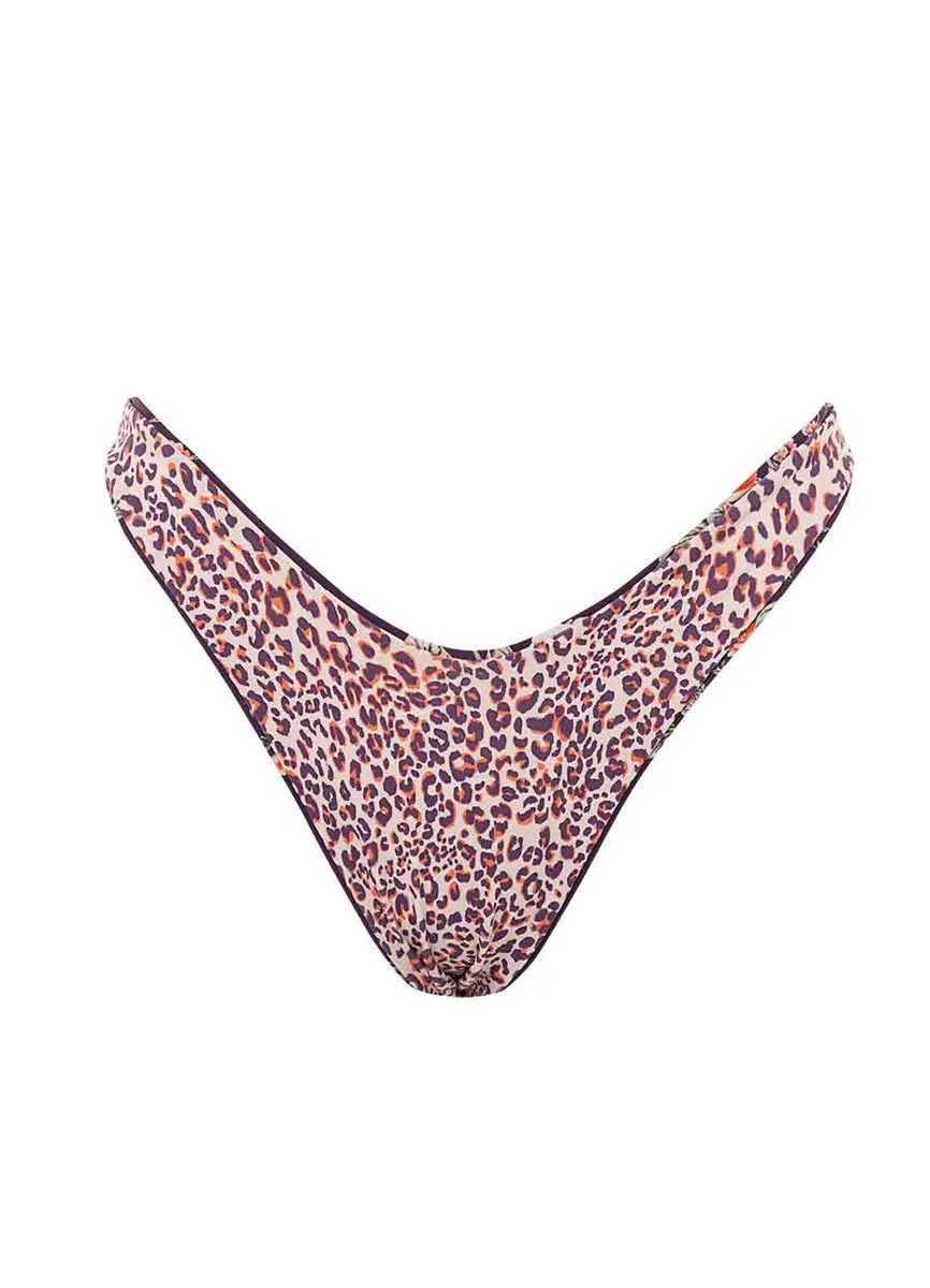 Maaji Vintage Flower Splendour High Leg Bikini Bottom Maaji