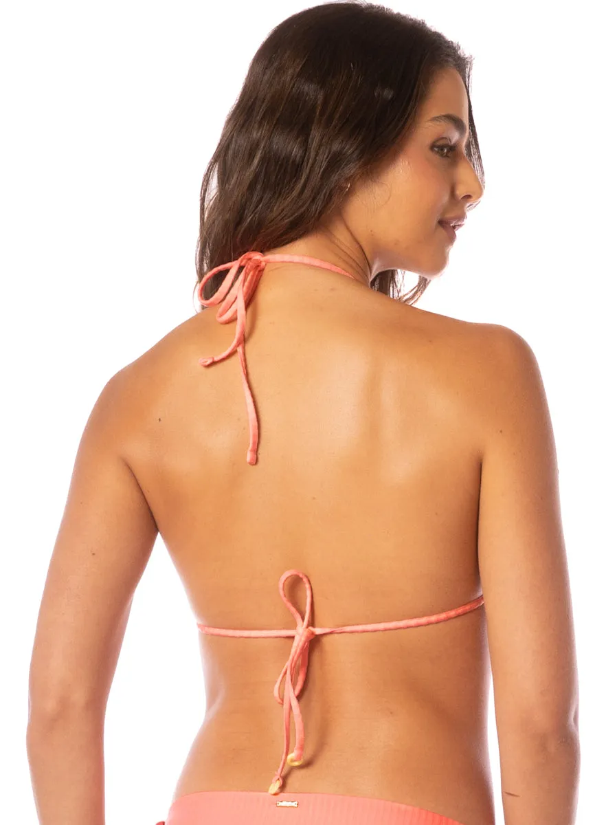 Maaji Watermelon Daiquiri Balmily Sliding Triangle Bikini Top Maaji