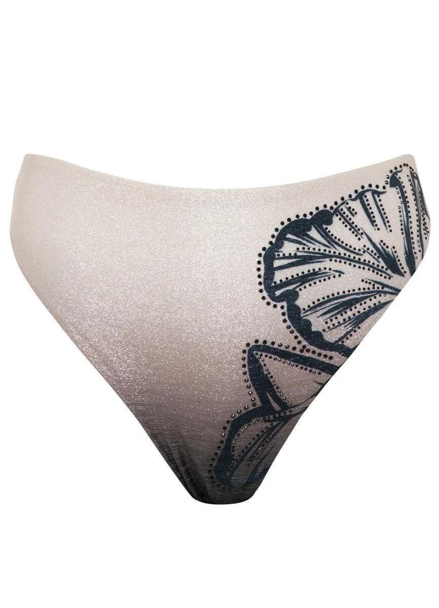 Maaji Winter Mist Sully High Rise Classic Bikini Bottom Maaji
