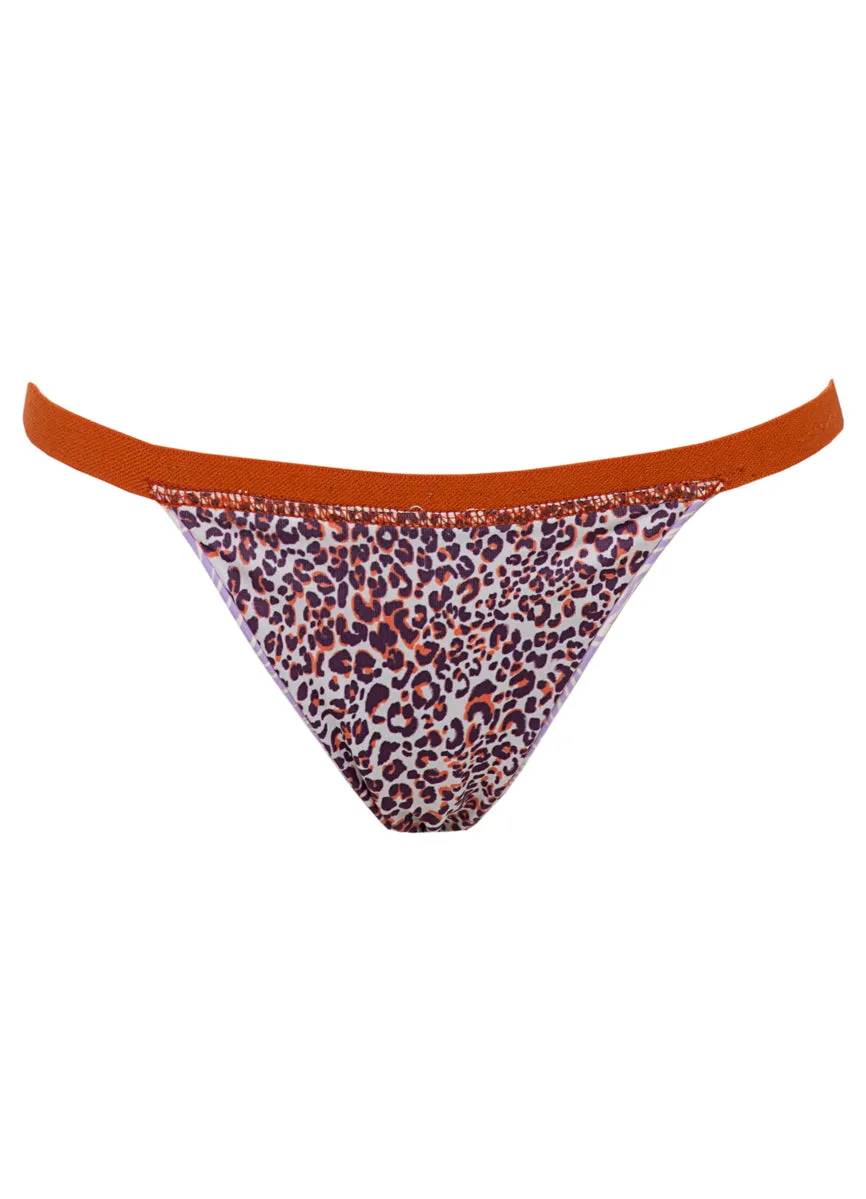 Maaji Wisteria Bloom Noah Regular Rise Single Strap Bikini Bottom Maaji
