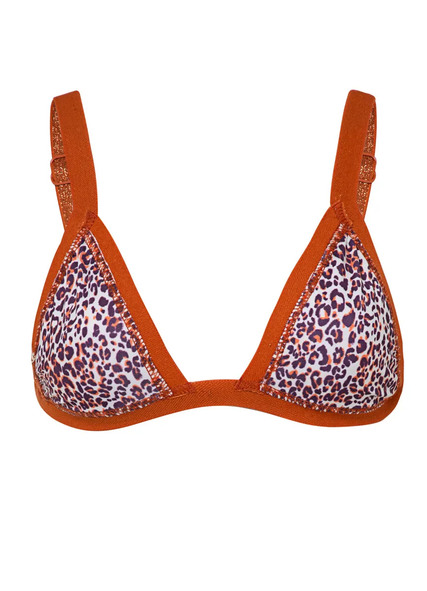 Maaji Wisteria Bloom Raquel Fixed Triangle Bikini Top Maaji