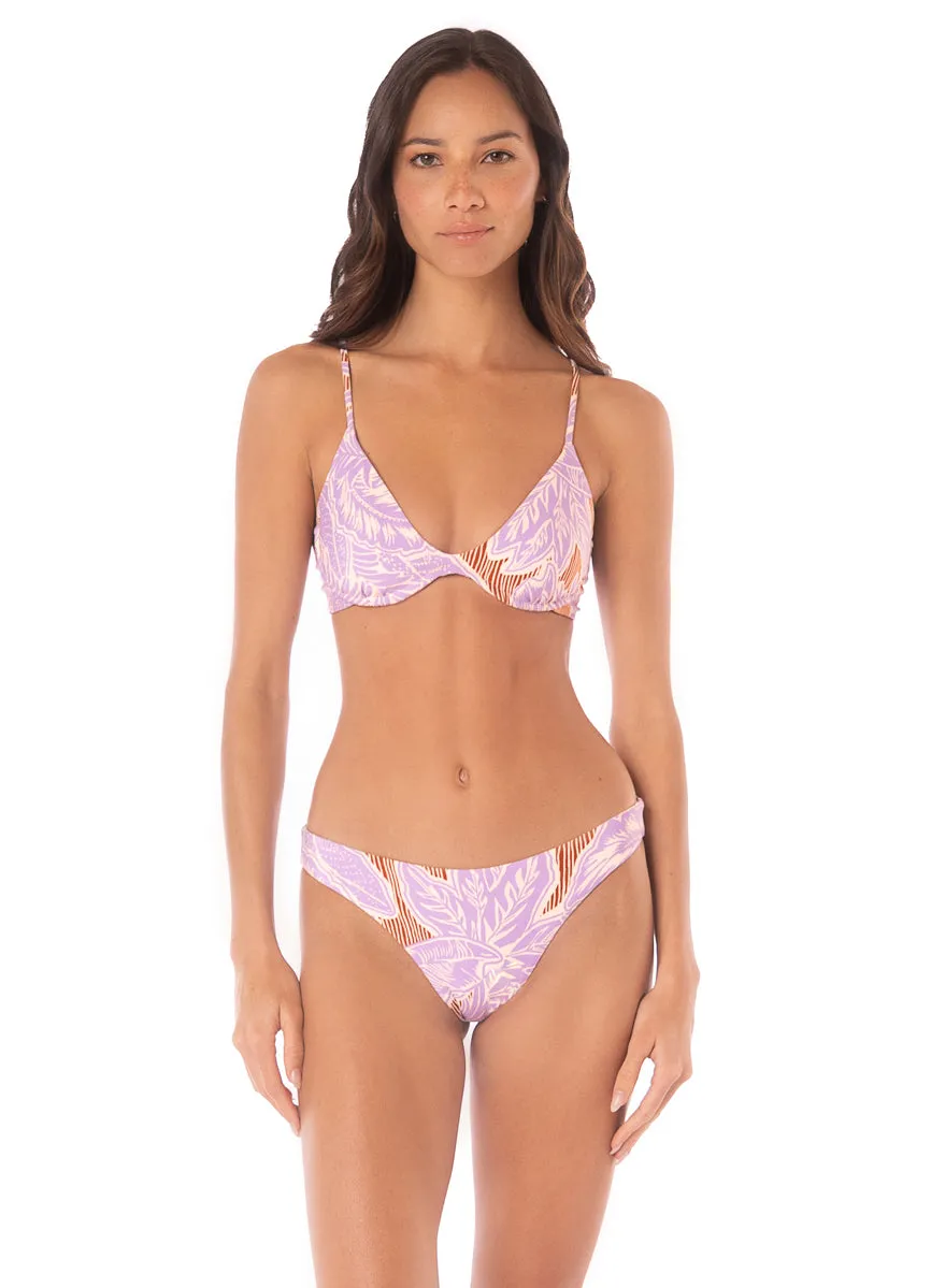 Maaji Wisteria Bloom Sublimity Regular Rise Classic Bikini Bottom Maaji