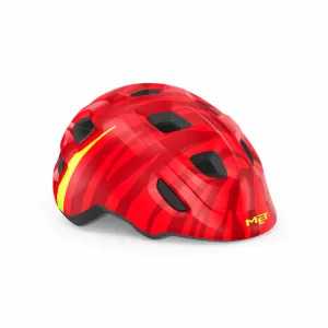 MET Hooray Road Cycling Helmet (Glossy Red Zebra)