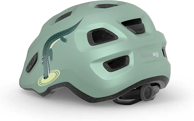 MET Hooray Road Cycling Helmet (Matt Teal Crocodile)