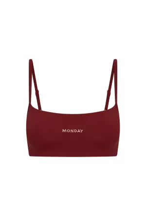 Olympic Bra - Burgundy Monday Swimwear