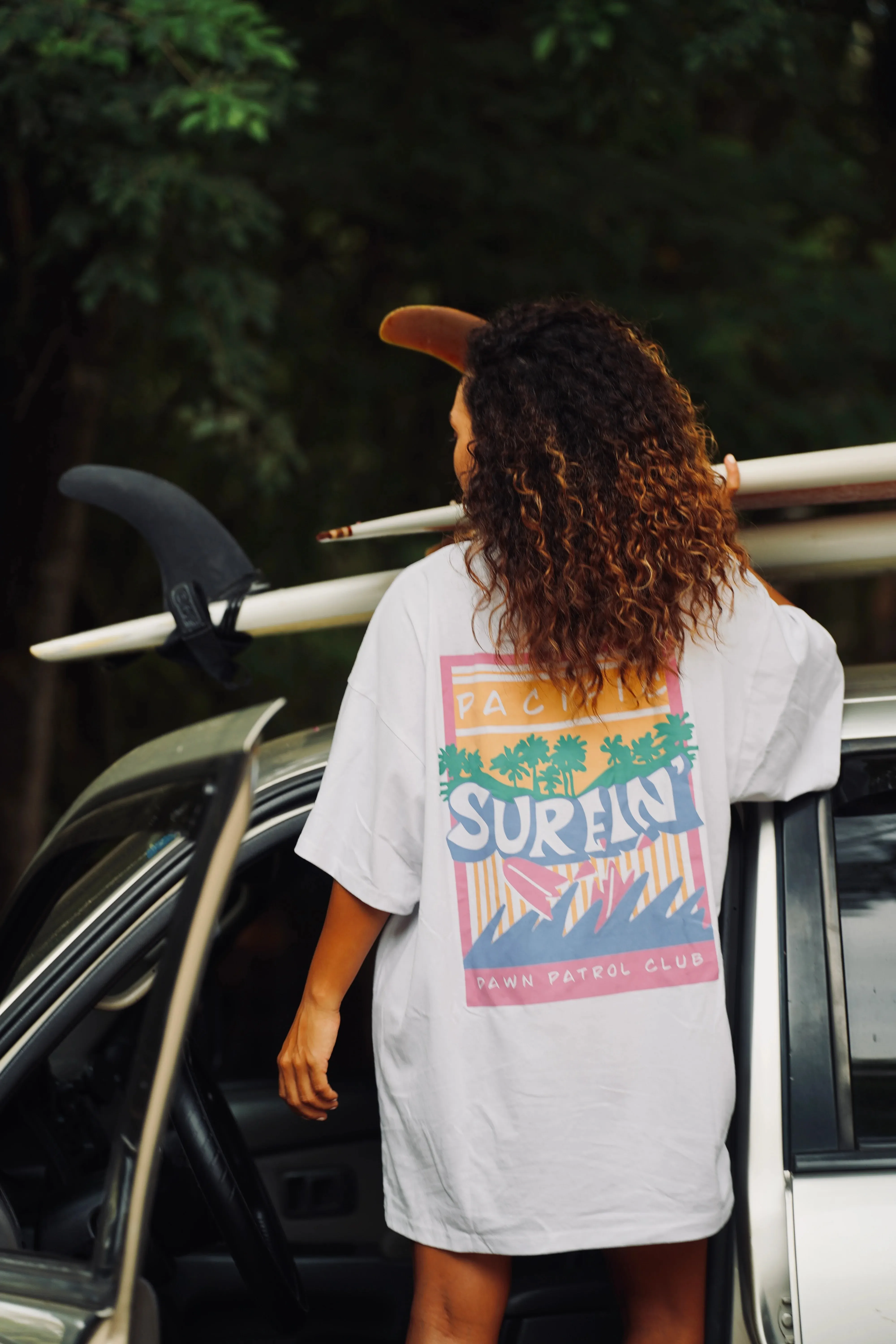 Pacific Surfin' Oversize T-shirt June Swimwear