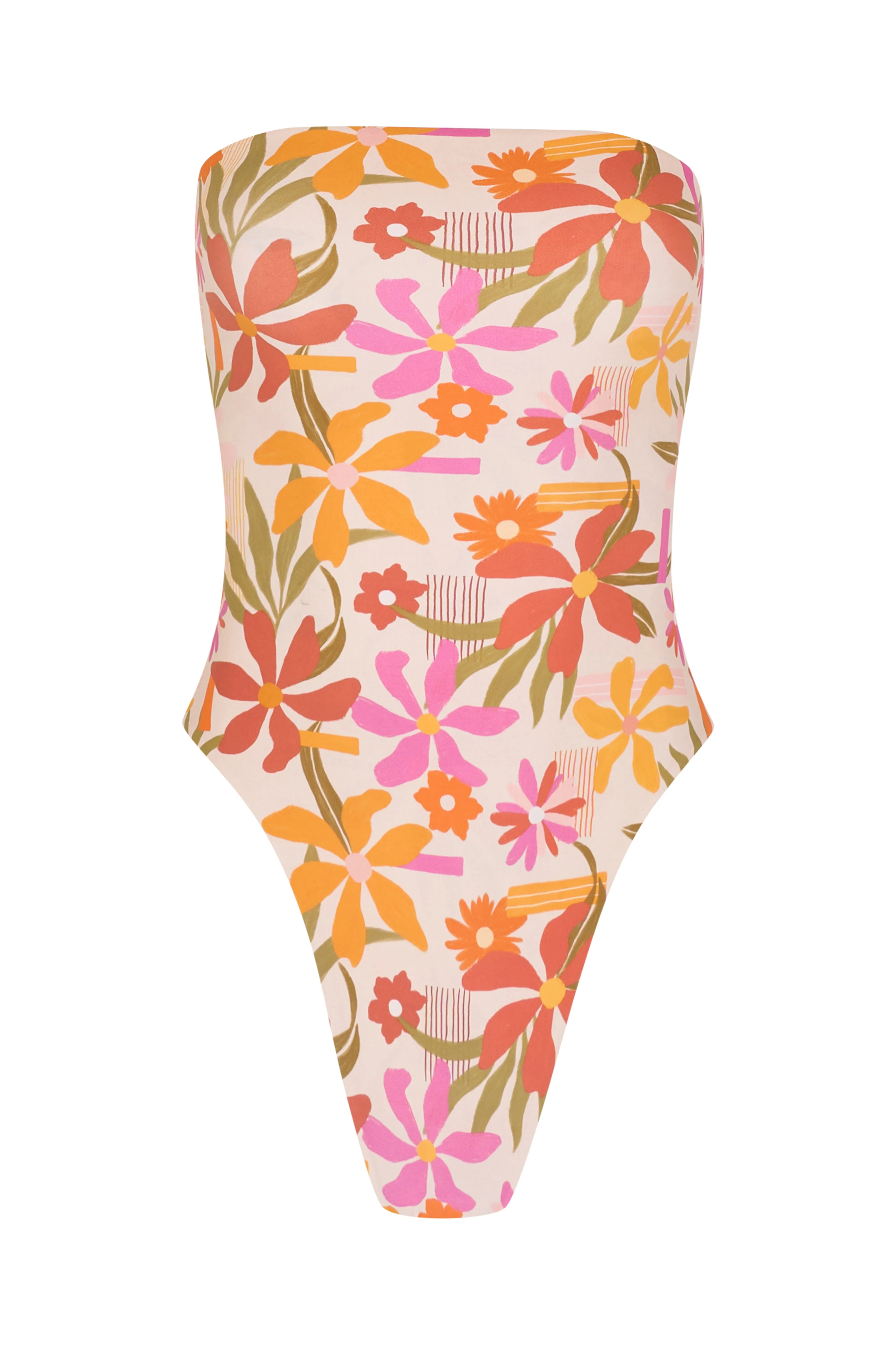 Paola One Piece - Ikebana Stone Fox Swim