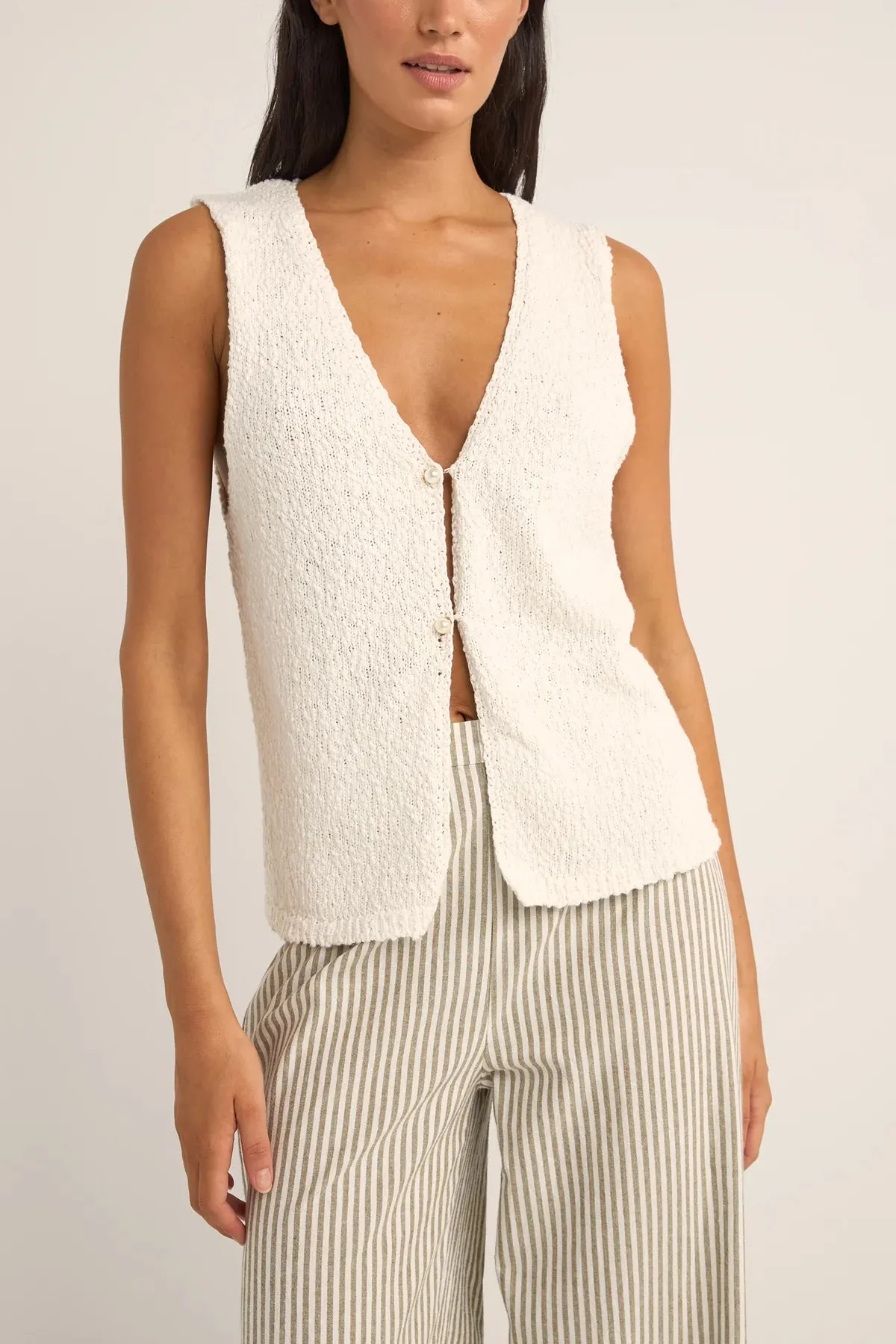 Rhythm Adele Longline Knit Vest June Swimwear