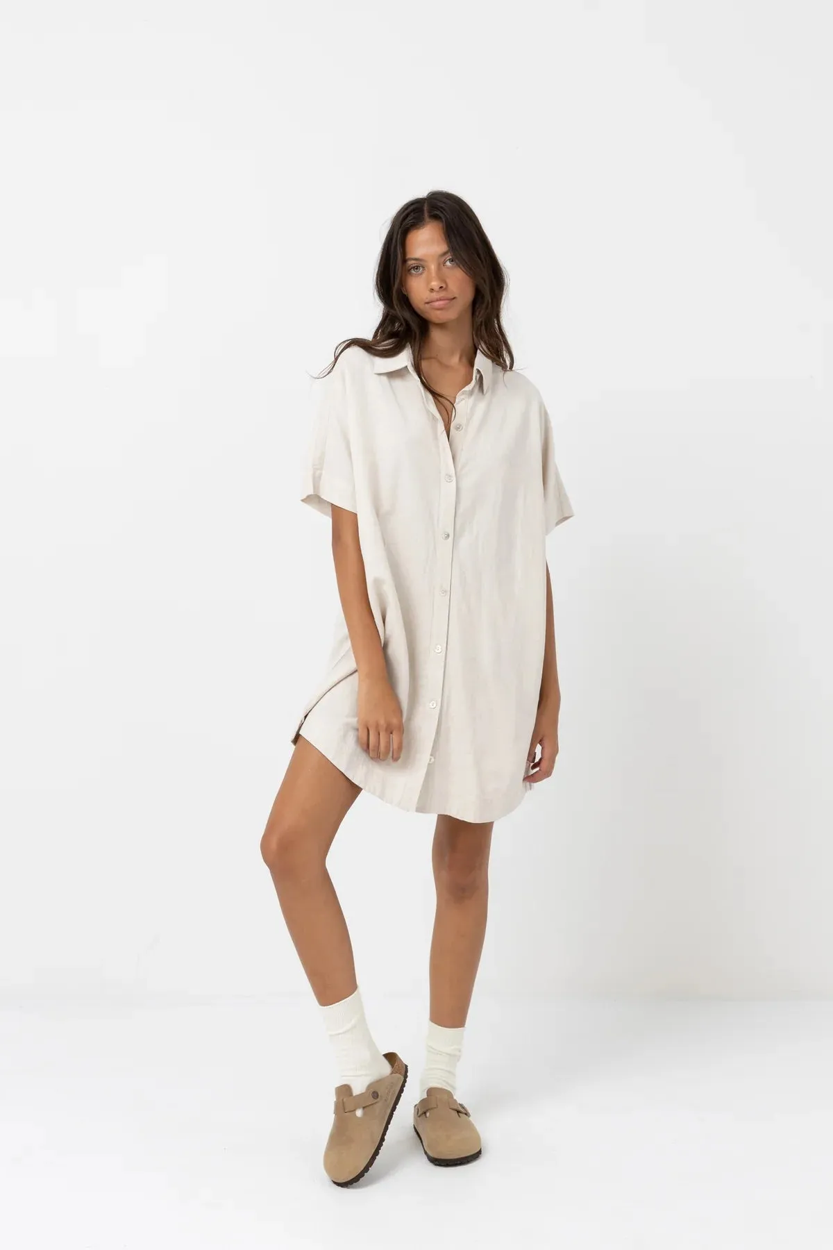 Rhythm Classic Shirt Dress June Swimwear