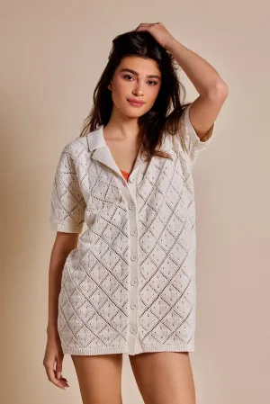 Rhythm Jaffa Knit Shirt Dress June Swimwear
