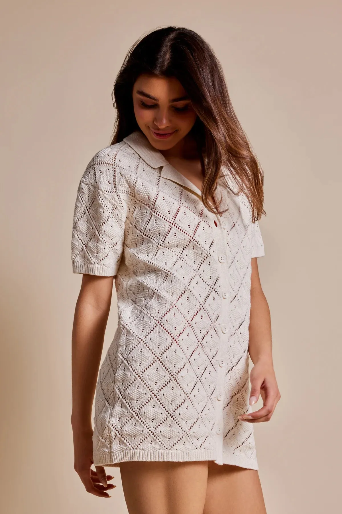 Rhythm Jaffa Knit Shirt Dress June Swimwear