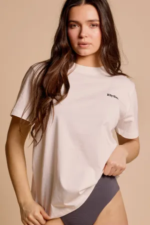 Rhythm Logo Boyfriend T-Shirt June Swimwear
