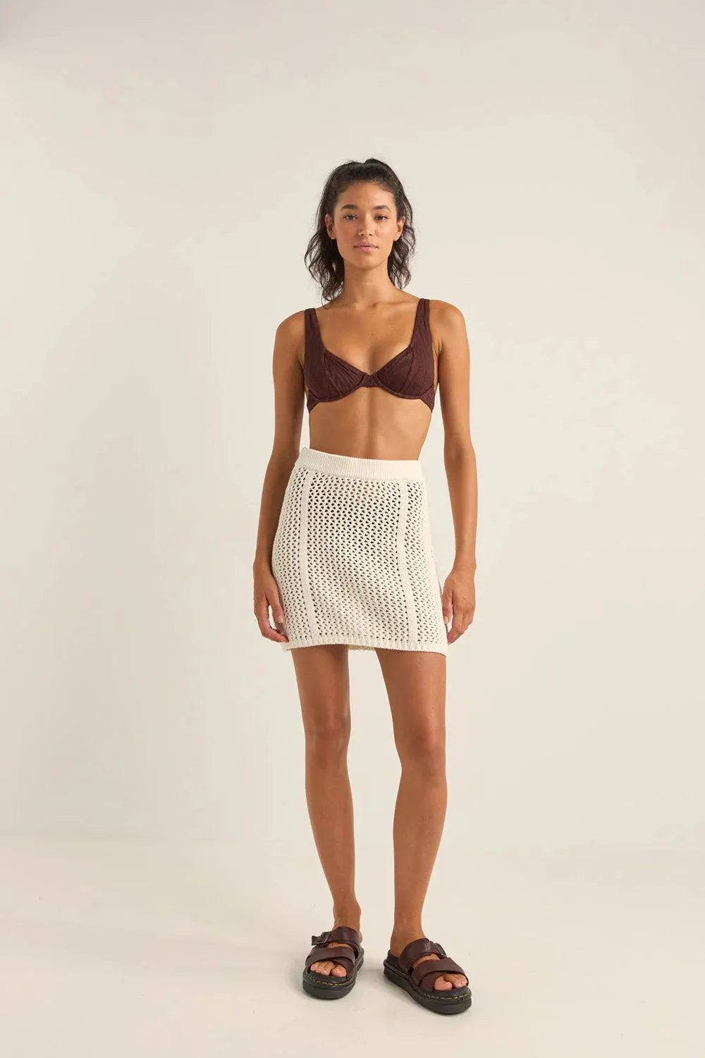 Rhythm Seashell Knit Mini Skirt June Swimwear