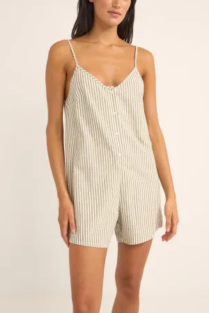 Rhythm Valley Stripe Adjustable Romper June Swimwear