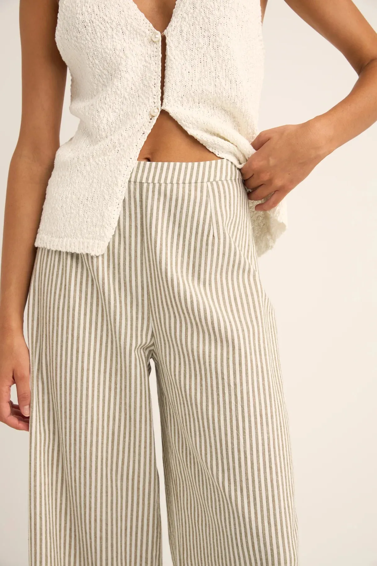 Rhythm Valley Stripe Wide Leg Pant June Swimwear