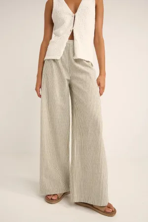 Rhythm Valley Stripe Wide Leg Pant June Swimwear