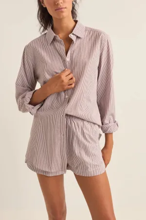 Rhythm Zephyr Stripe Beach Shirt June Swimwear