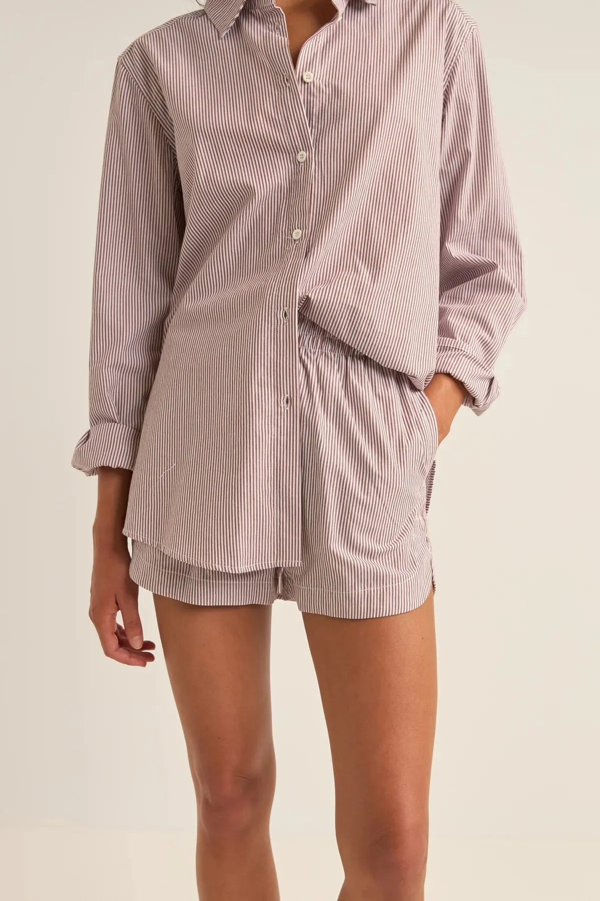 Rhythm Zephyr Stripe Beach Short June Swimwear