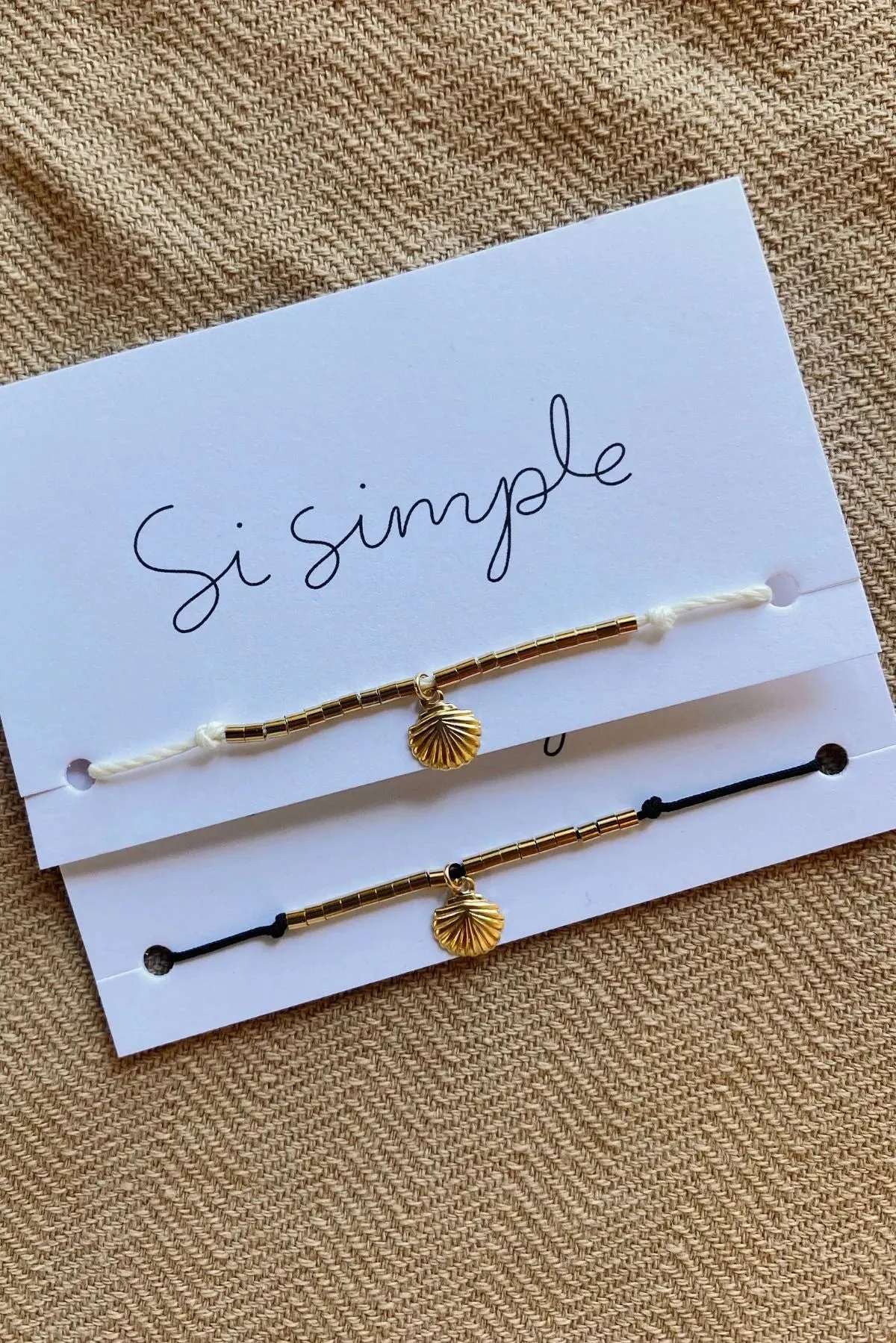 Si Simple Gold Filled Shell Anklet June Swimwear