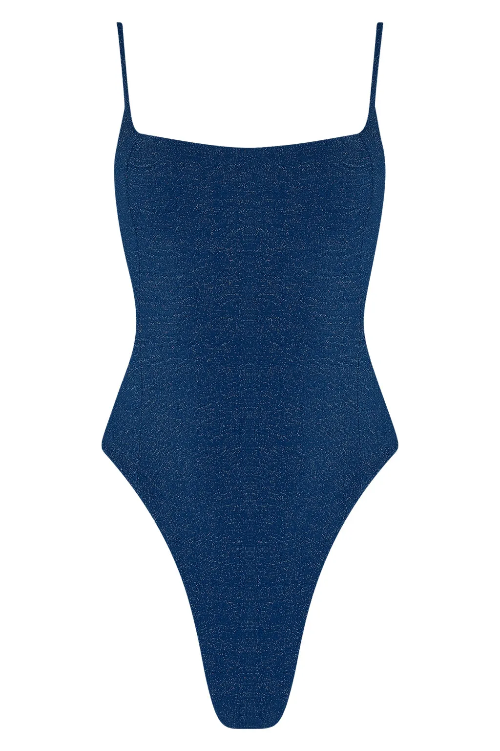 Square Neck One Piece - Abyss Shimmer Toast Swim