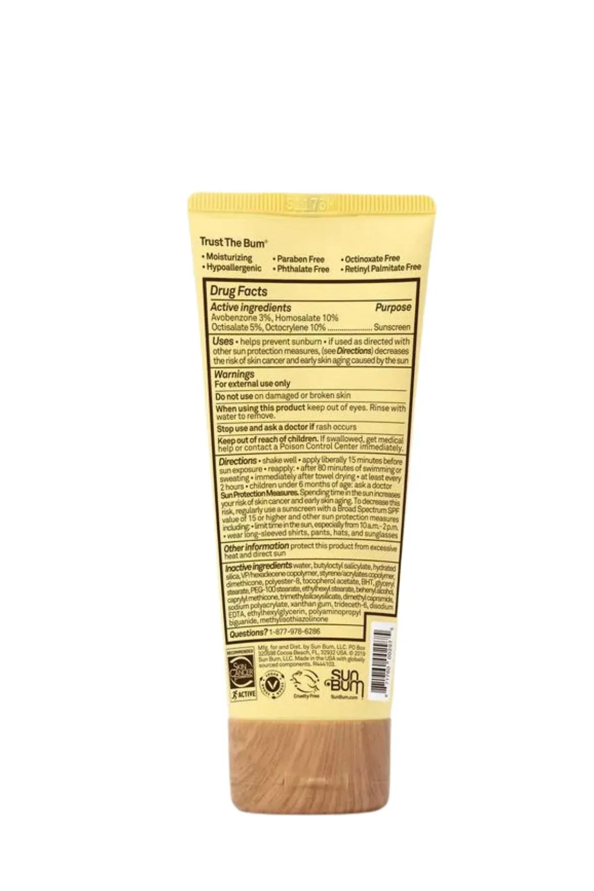 Sun Bum Premium Sunscreen Face Lotion SPF 50 June Swimwear